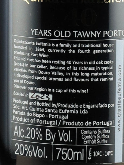 Quinta de Santa Eufemia Tawny 40 Year Old