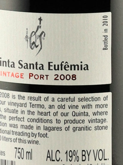 Quinta de Santa Eufemia Vintage 2008