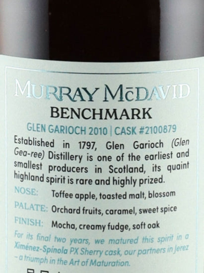 Murray McDavid Glen Garioch 12 Year Old 2010