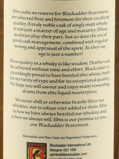 Black Adder Statement Caperdonich 26 Years Old 1996