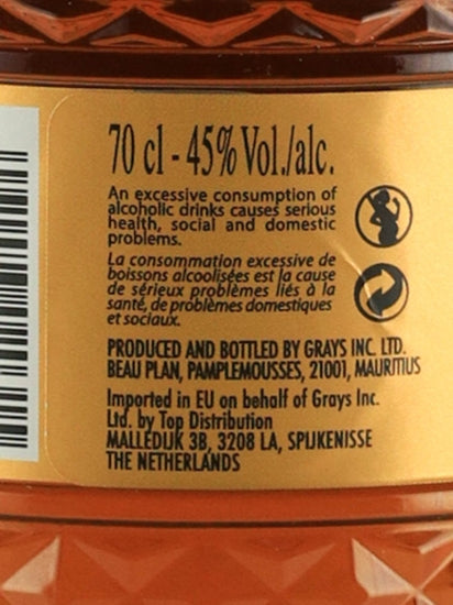 Mauricia Pure Cane Rum Héritage