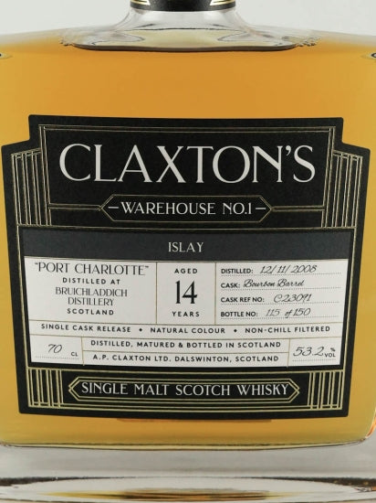 Claxton's Port Charlotte 14 Year Old 2008