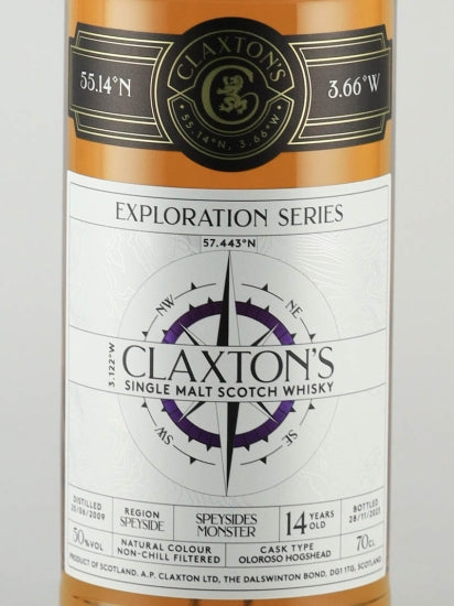 Claxton's Exploration Speyside Monster 14 Year Old 2009
