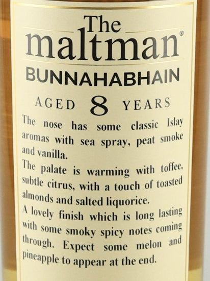The Malt Man Bunnahabhain 8 Year Old 2014