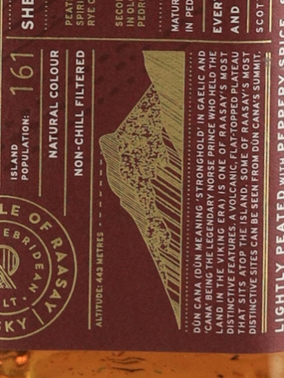 Isle of Raasay Duncan Sherry Quarter Cask