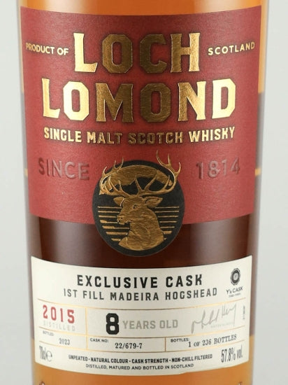 Loch Lomond Single Cask 2015 Y's Cask