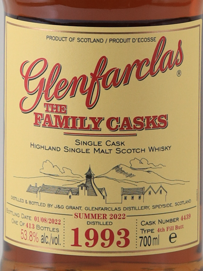 Glenfarclas Family Cask 1993/2022