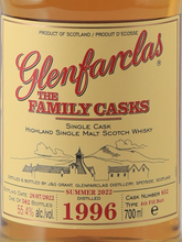 Load image into Gallery viewer, Glenfarclas Family Cask 1996/2022 55.4%