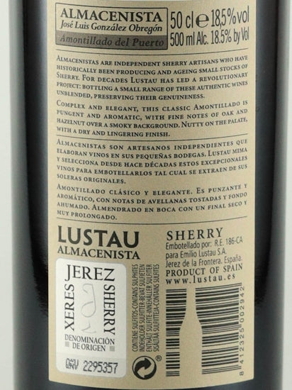 Lustau Almacenista Amontillado del Puerto 500ml