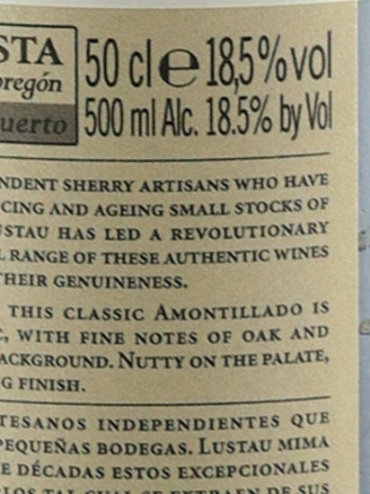 Lustau Almacenista Amontillado del Puerto 500ml