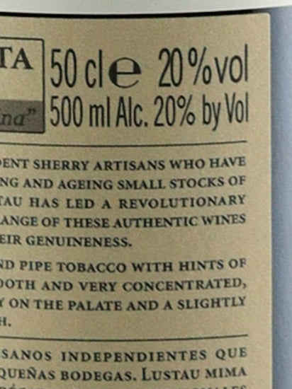 Lustau Almacenista Oloroso Pata de Gallina 500ml