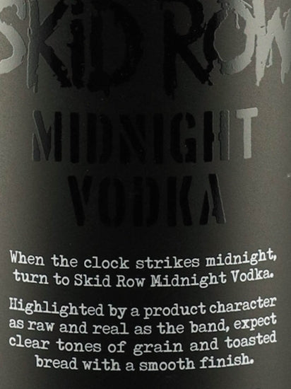 Skid Row Midnight Vodka