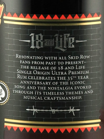 Skid Row 18&Life Premium Rum