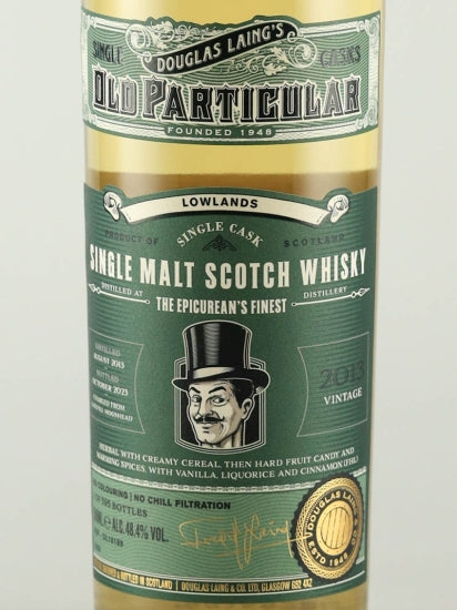Old Particular Epicurean's Finest 10 Years Old 2013 500ml