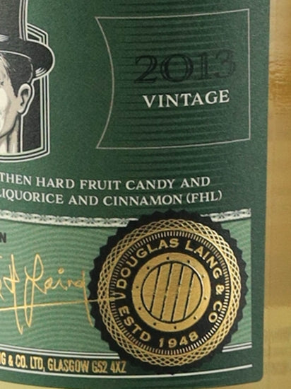 Old Particular Epicurean's Finest 10 Years Old 2013 500ml