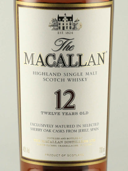 Macallan 12 years old label 2013-07 release [Authorized Import]