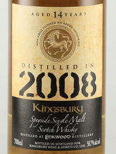 Load image into Gallery viewer, Kingsbury Gold Linkwood 14 Years Old 2008