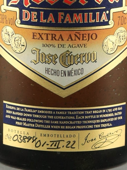 Cuervo Reserva de la Familia 2022