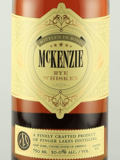 Finger Lakes McKenzie Bottled in Bond Rye
