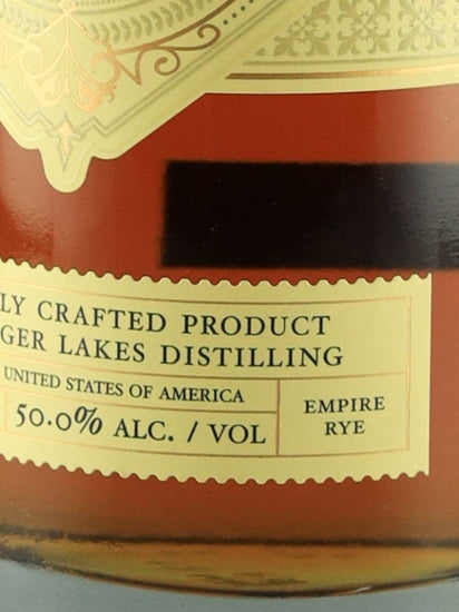 Finger Lakes McKenzie Bottled in Bond Rye