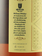 Load image into Gallery viewer, Finger Lakes McKenzie Bottled in Bond Rye