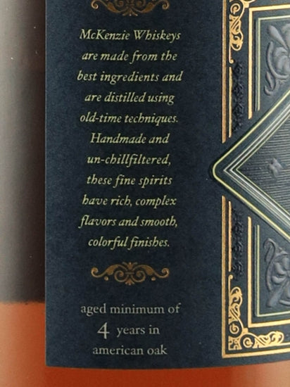 Finger Lakes McKenzie Bottled in Bond Bourbon