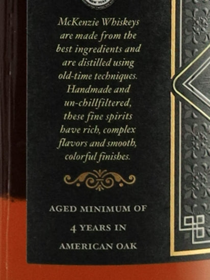Finger Lakes McKenzie Straight Rye