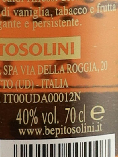 Grappa Vite D'Oro Barric