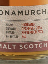 Load image into Gallery viewer, Single Cask Nation Ardnamurchan 6 Years Old 2016