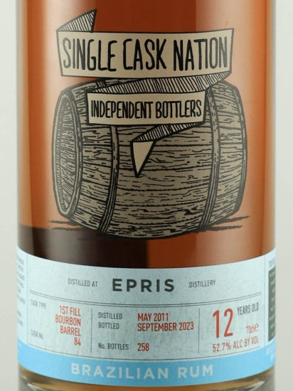 Single Cask Nation Epris Rum 12 Years Old 2011
