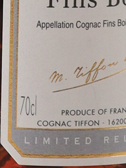Tiffon Fins Bois Tres Vieille Reserve