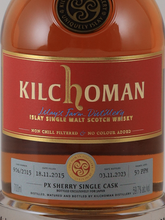 Load image into Gallery viewer, Kilchoman 7 Years Old 2015 PX Sherry Cask