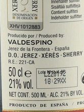Load image into Gallery viewer, Valdespino Oloroso Solera 1842 500ml