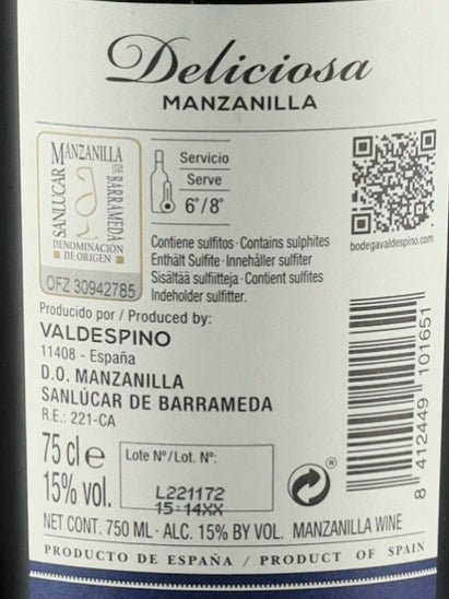 Valdespino Manzanilla Deliciosa