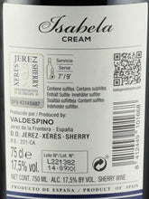 Load image into Gallery viewer, Valdespino Cream Isabella