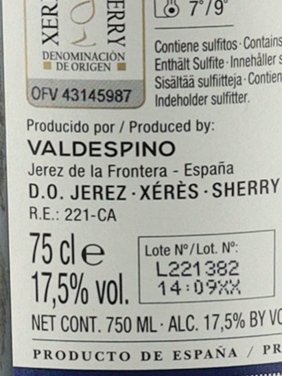 Valdespino Cream Isabella