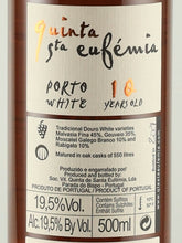 Load image into Gallery viewer, Quinta de Santa Eufemia White Port 10 Years Old 500ml