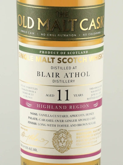 Old Malt Cask Blair Athol 11 Years Old 2011