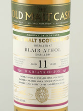 Load image into Gallery viewer, Old Malt Cask Blair Athol 11 Years Old 2011