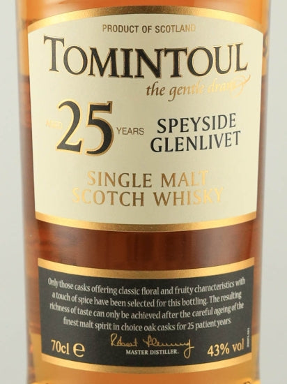 Tomintoul 25 Years Old