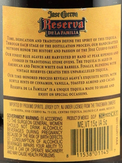 Cuervo Reserva de la Familia 2023