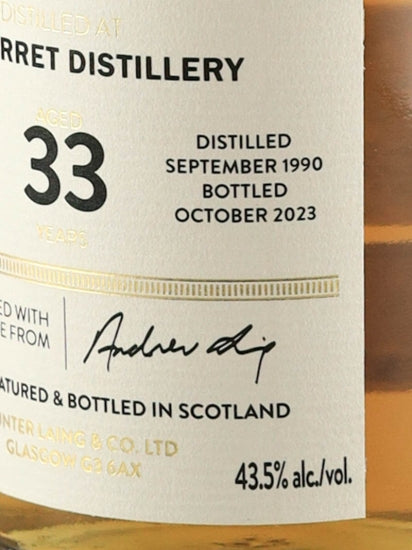 Authors Glenturret 33 Years 1990 43.5%