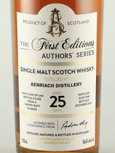 Load image into Gallery viewer, Authers Benriach 25 Years Old 1998