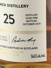 Load image into Gallery viewer, Authers Benriach 25 Years Old 1998