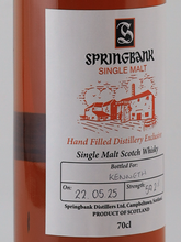 Load image into Gallery viewer, Springbank Handfilled