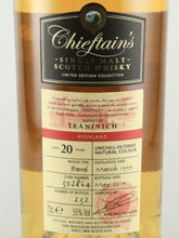 Load image into Gallery viewer, Chieftain's Teaninich 20 Years Old 1999