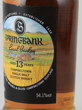 Load image into Gallery viewer, Springbank Local Barley 13 Years Old