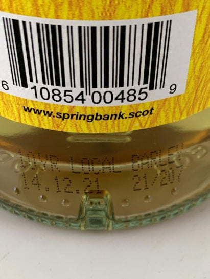 Springbank Local Barley 10 Years Old