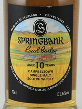 Load image into Gallery viewer, Springbank Local Barley 10 Years Old