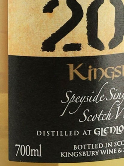 Kingsbury Gold Glenlossie 11 Years Old 2012